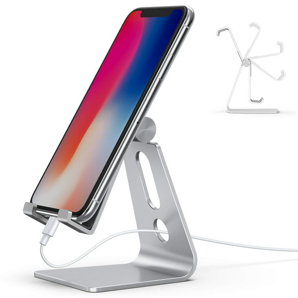 Phone 11 Pro Xs Xs Max Xr X 8 7 6 6s Plus 5 5s 5c Charging Holder Samsung Cell Phone Stand Loncaster Phone Dock : Cradle All Android Smartphone Stand 